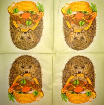 039 Animals Autumn - 3-ply (grün)